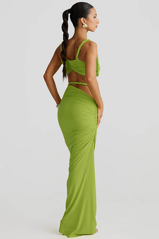 Amora™ Sea Breeze Halter Bikini & Skirt Set
