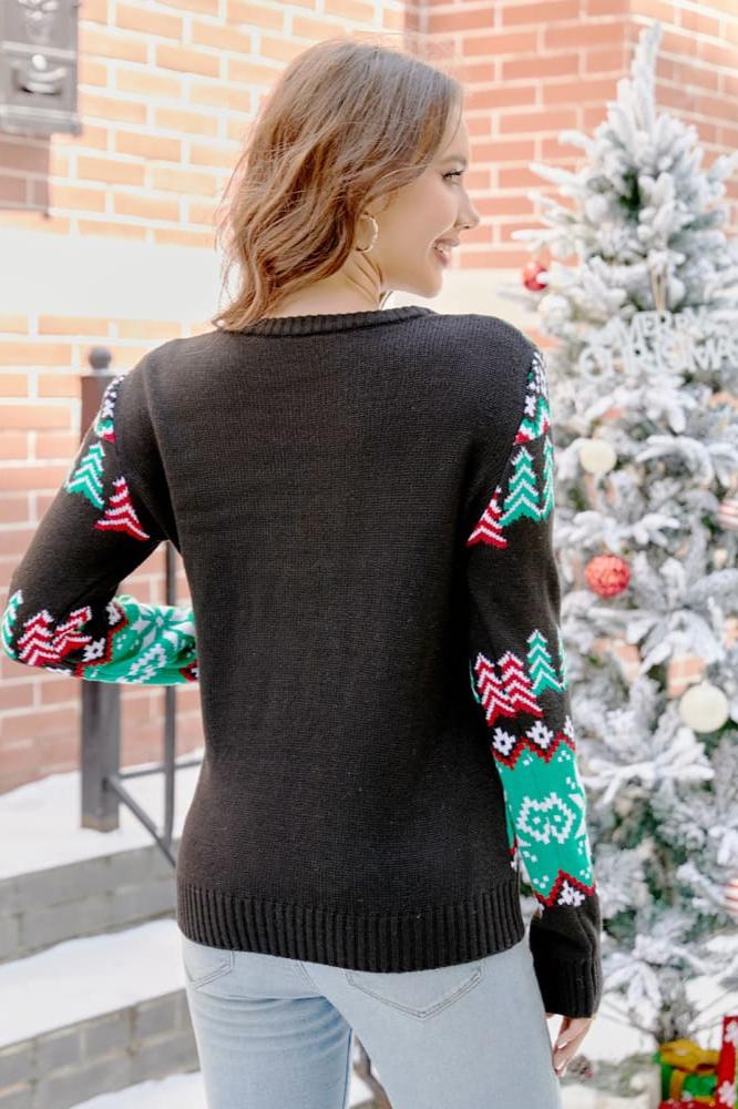 Amora™ NOEL DİNOZOR ÖRGÜ KAZAK