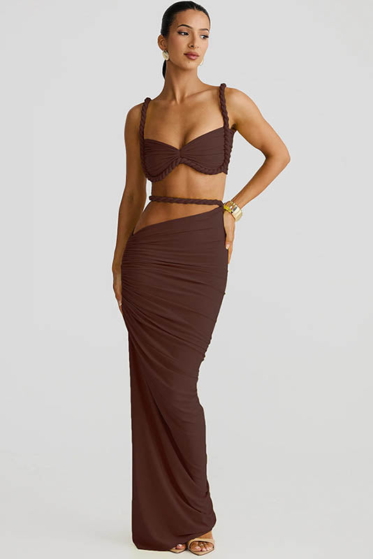 Amora™ Sea Breeze Halter Bikini & Skirt Set