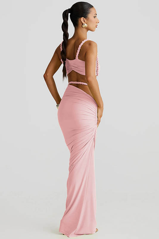 Amora™ Sea Breeze Halter Bikini & Skirt Set