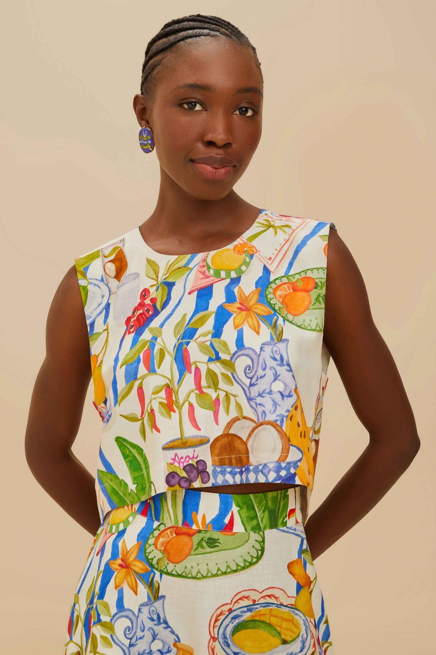 Amora™ Holiday Joy Fruit Color Skirt Set