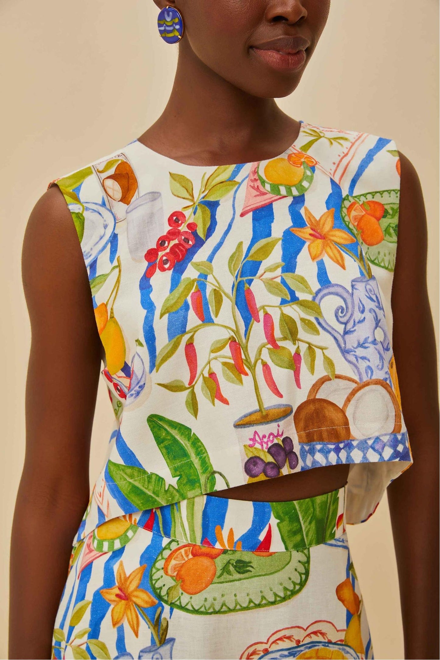 Amora™ Holiday Joy Fruit Color Skirt Set