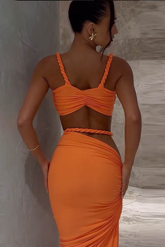 Amora™ Sea Breeze Halter Bikini & Skirt Set