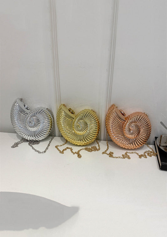 Amora™ Acrylic Crossbody Bag Summer Conch Evening Bag