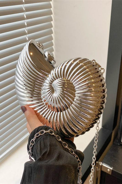 Amora™ Acrylic Crossbody Bag Summer Conch Evening Bag