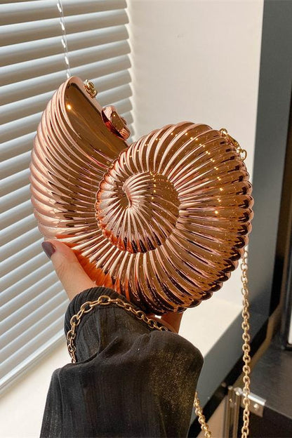 Amora™ Acrylic Crossbody Bag Summer Conch Evening Bag