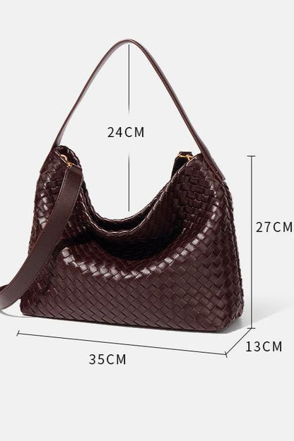Amora™ Dokuma Büyük Kapasiteli Omuz Askılı Çanta