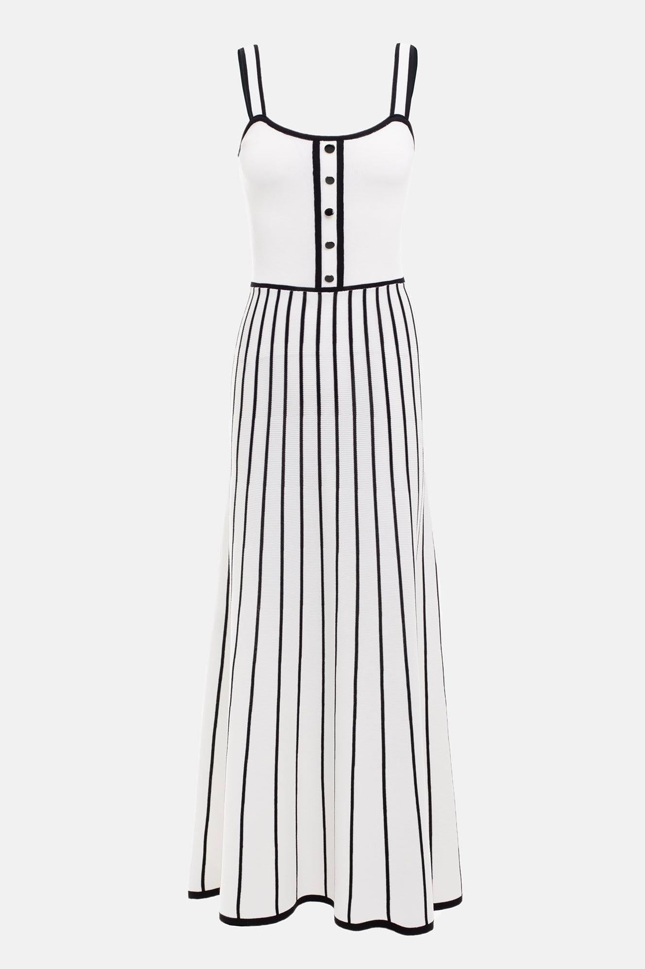 Amora™ Pag Örgü Cami Midi Elbise