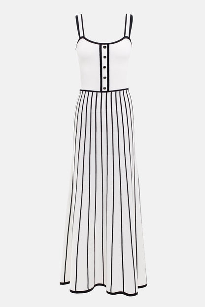 Amora™ Pag Örgü Cami Midi Elbise