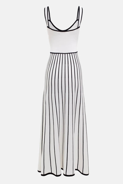 Amora™ Pag Örgü Cami Midi Elbise