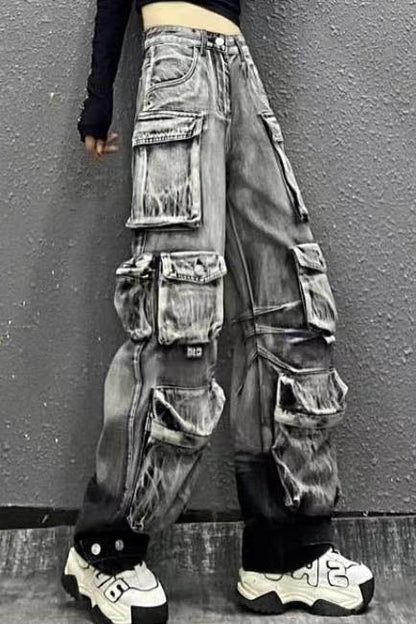 Amora™ Gradient Kargo Paraşütçü Jeanleri