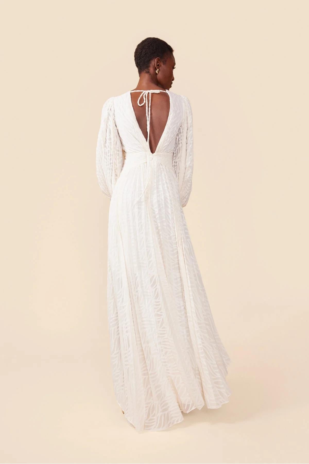 Amora™ Allegory Elsa Cream Maxi Dress