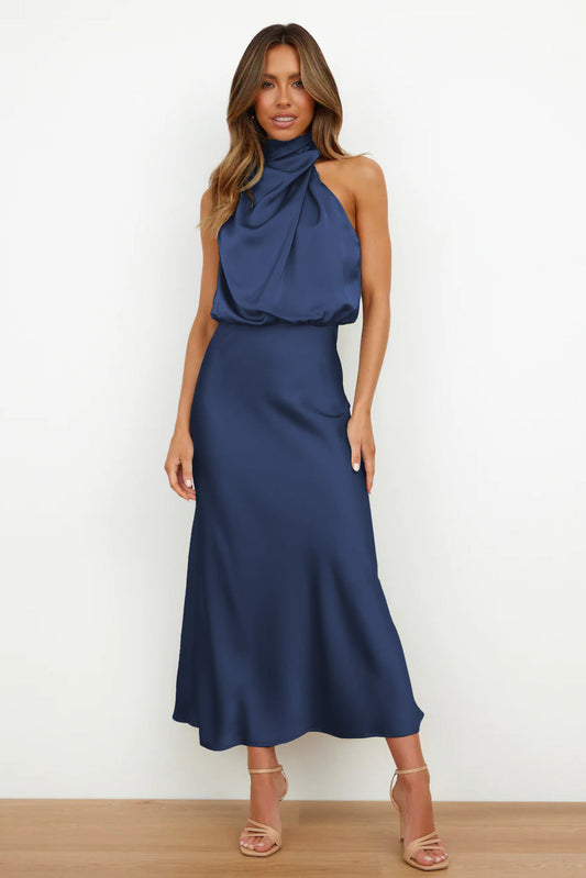Amora™ Esther Maxi Elbise - Mavi