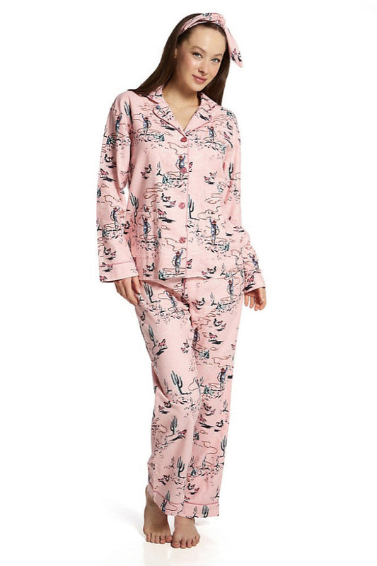 Amora™ Batı Çölü Baskılı Pijama Takımı