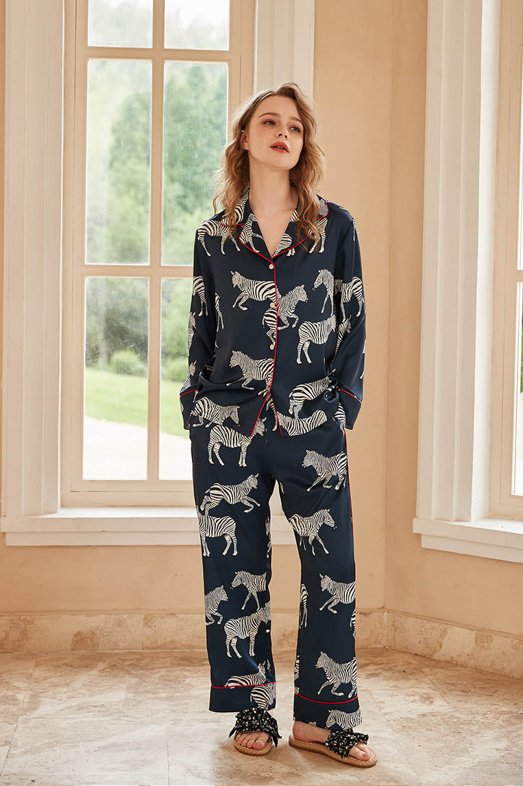 Amora™ Zebra Desenli Pijama Takımı