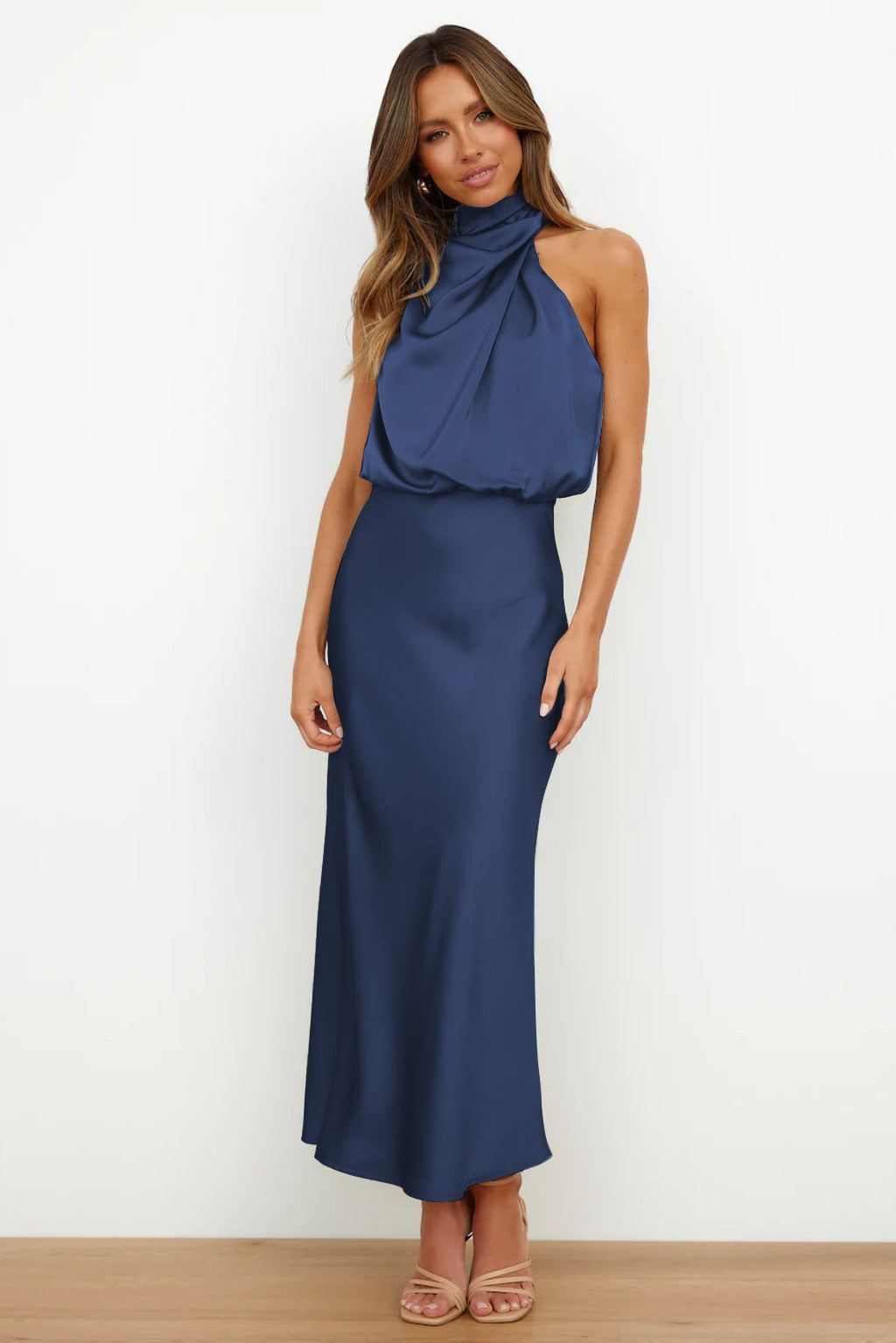 Amora™ Esther Maxi Elbise - Mavi