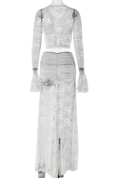 Amora™ Whispering Lace – Flare Skirt Set