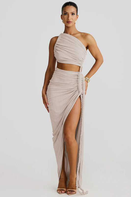Amora™ Lavinia Derin V Yaka Maxi Elbise
