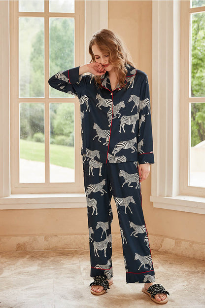 Amora™ Zebra Desenli Pijama Takımı