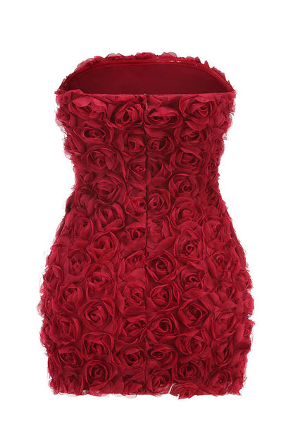 Amora™ Blossom Flame Midi Dress