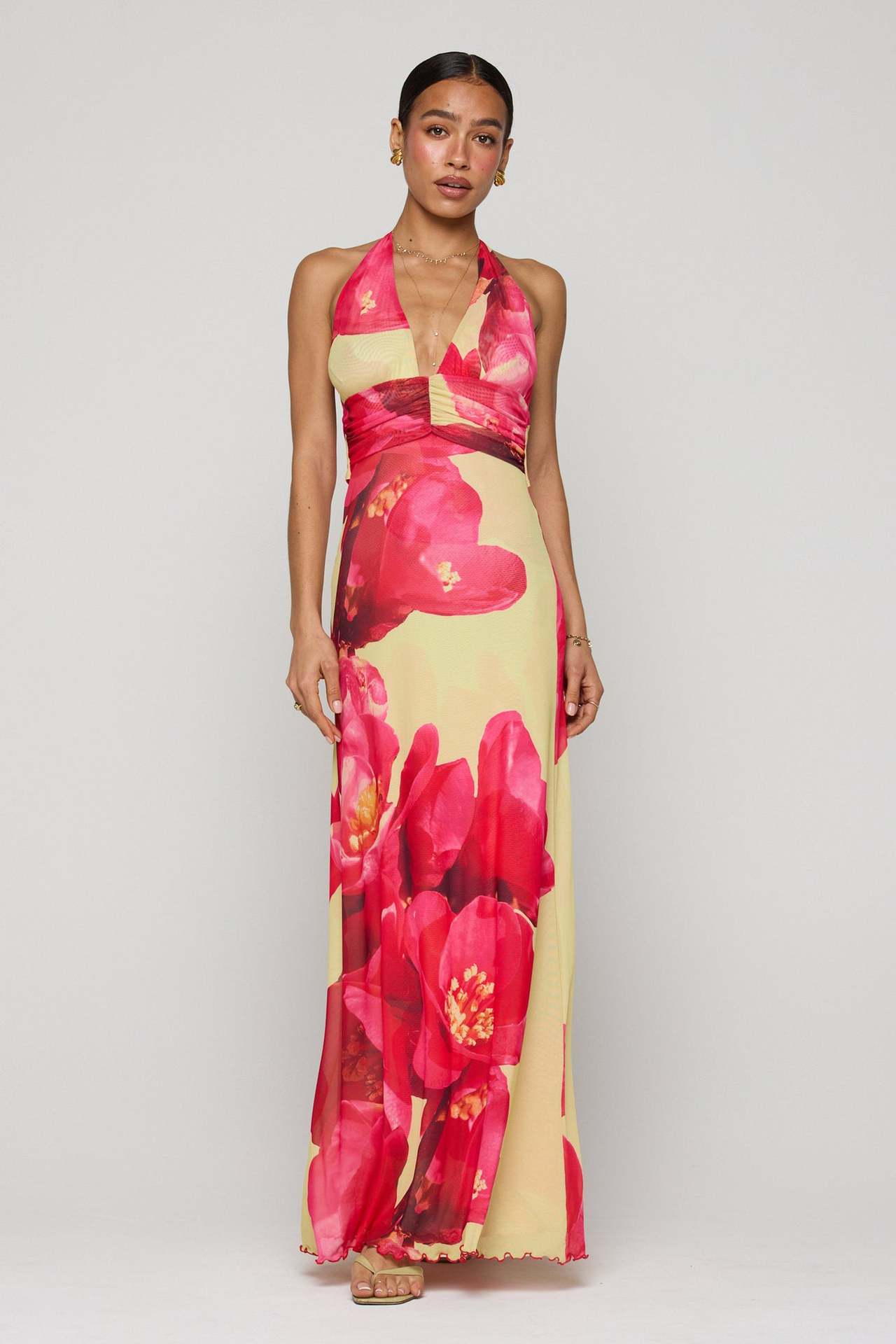Amora™ Camoni Polka Dot Diary Maxi Dress