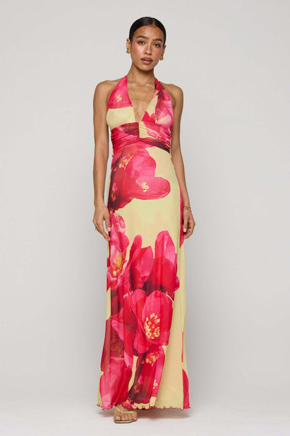Amora™ Camoni Polka Dot Diary Maxi Dress