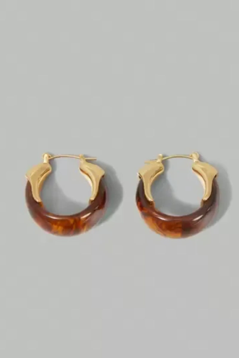Amora™ Amber Half Hoop Earrings