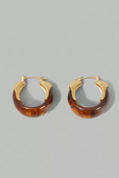 Amora™ Amber Half Hoop Earrings
