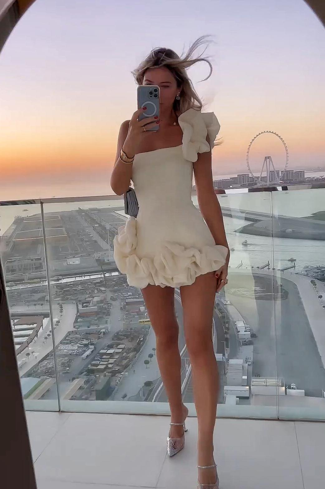 Amora™ Genevieve Metalik Folyo Örgülü Kazak