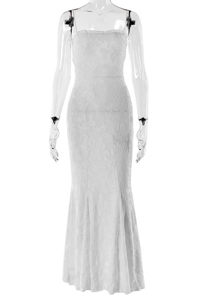 Amora™ Tied Allure – Backless Slim Dress