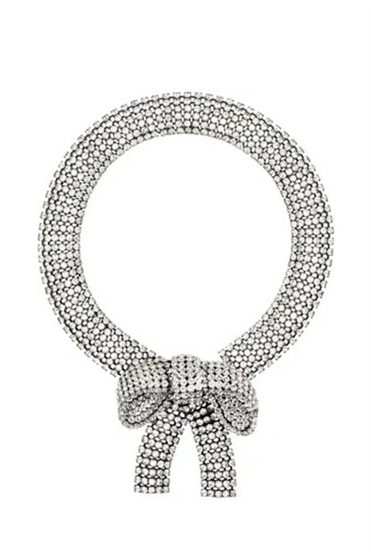 Amora™ Kristal İşlemeli Fiyonk Kolye