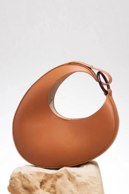 Amora™ Italian Niche Design Crescent Hobo Shoulder Bag