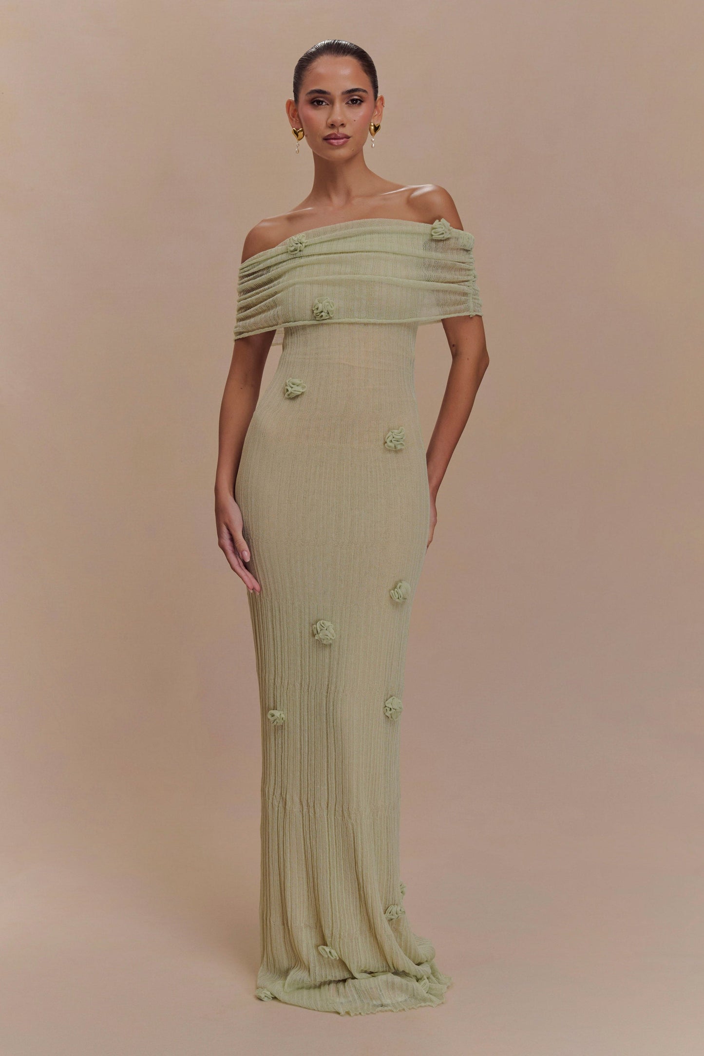 Amora™ Orchid Knit Maxi Dress