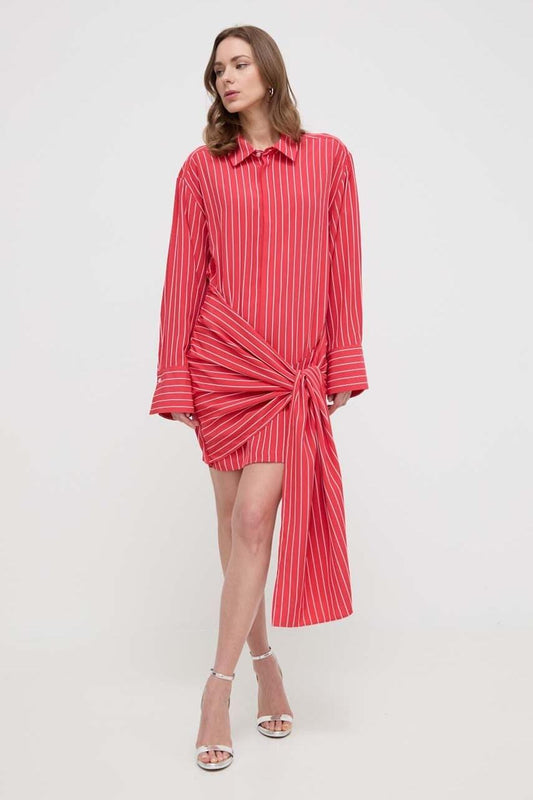 Amora™ Ella Long Sleeve Striped Mini Dress
