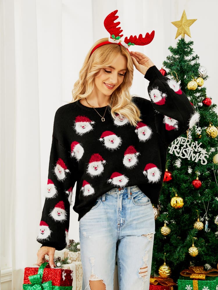 Amora™ Noel Baba Örgü Kazak