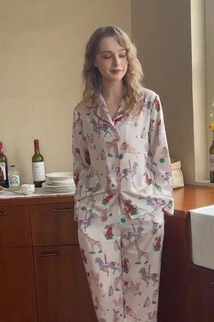Amora™ Sirk Baskılı Pijama Takımı