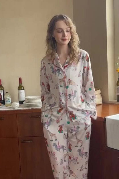 Amora™ Sirk Baskılı Pijama Takımı