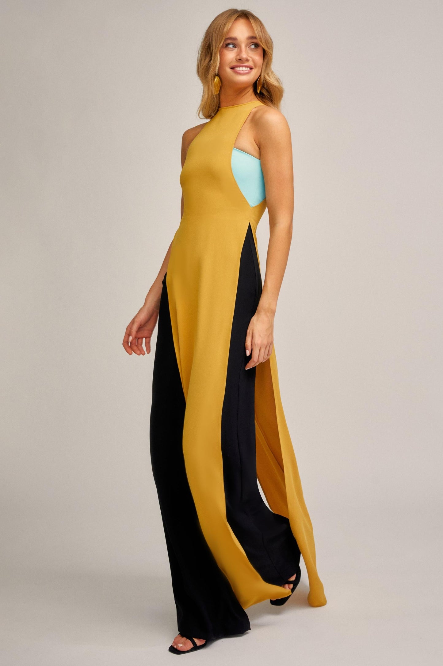 Amora™ Dark Turquoise Jumpsuit