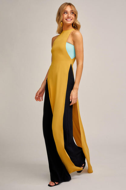 Amora™ Dark Turquoise Jumpsuit