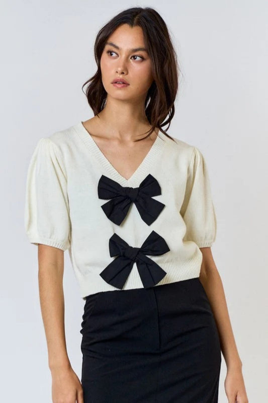 Amora™ Put A Bow On Me Top