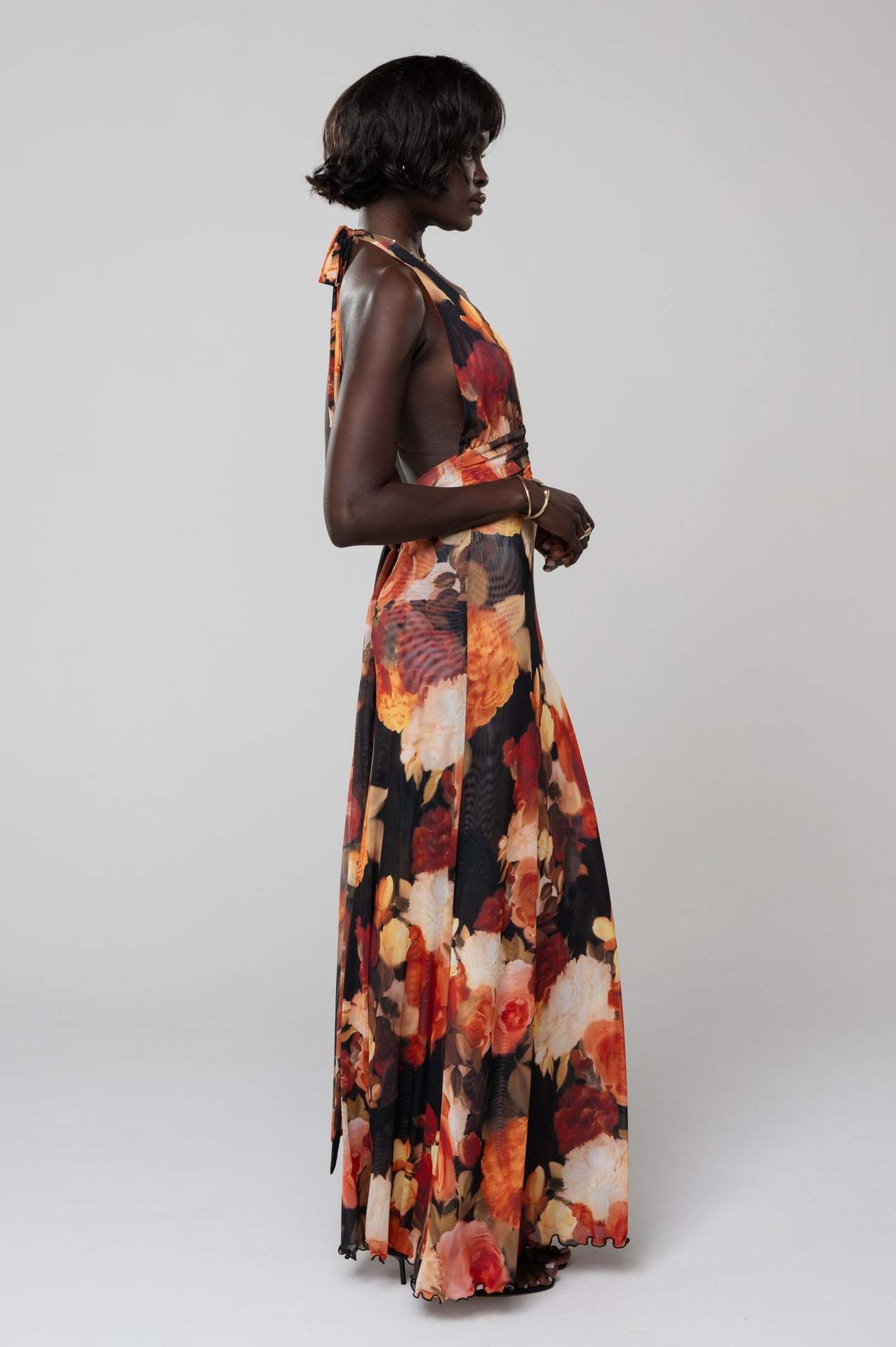 Amora™ Camoni Polka Dot Diary Maxi Dress