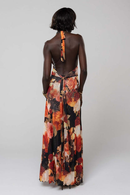 Amora™ Camoni Polka Dot Diary Maxi Dress