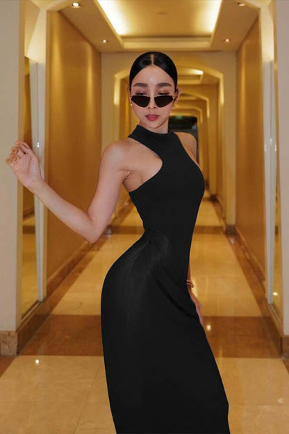 Amora™ Panelled Cutout Bodycon Dress
