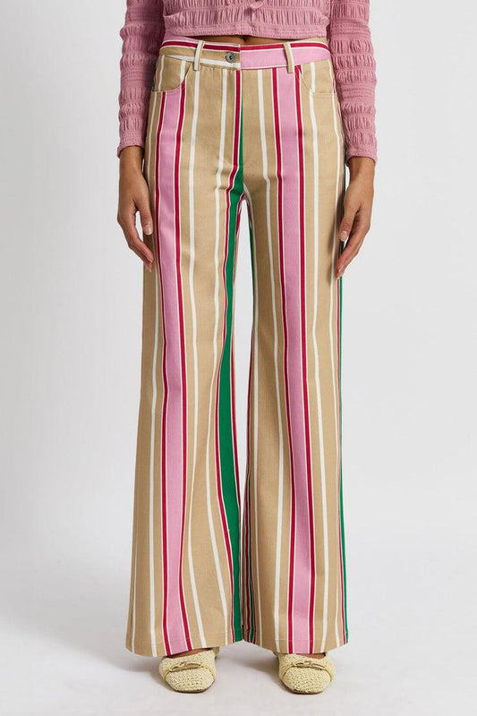Amora™ Leroy Brown Striped Twill Pants