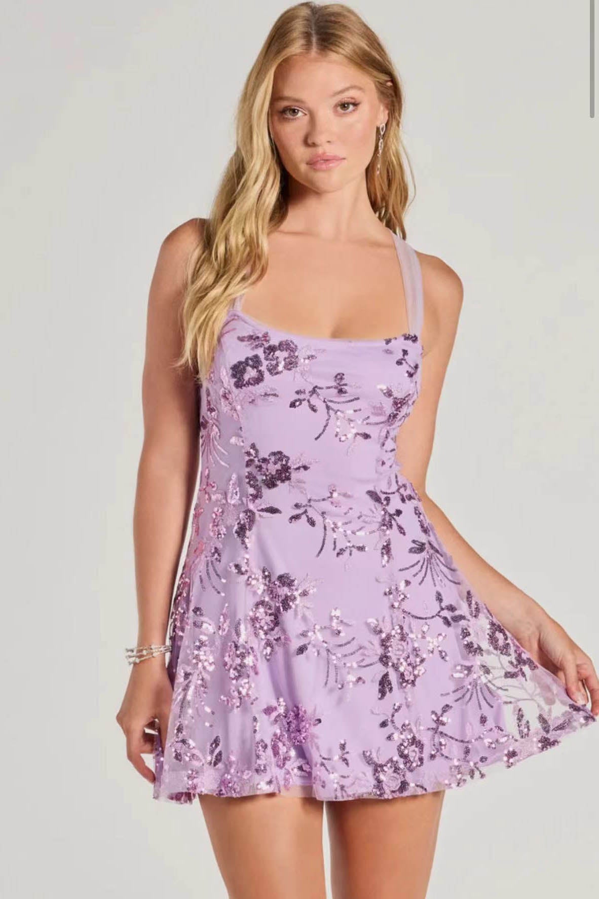 Amora™ Glam Night Sequin Slip Mini Dress