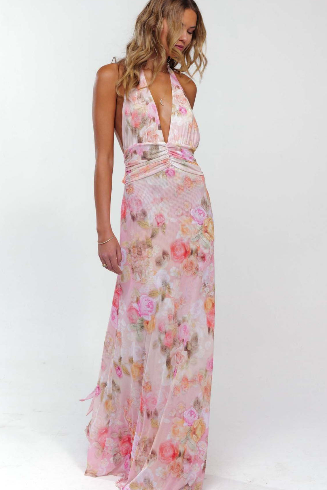 Amora™ Camoni Polka Dot Diary Maxi Dress