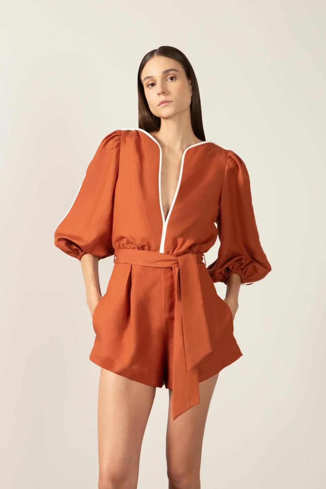 Amora™ Contrast Color Jumpsuit