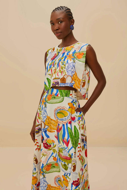 Amora™ Holiday Joy Fruit Color Skirt Set