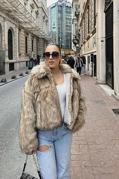 Amora™ Şık Suni Deri Ceket