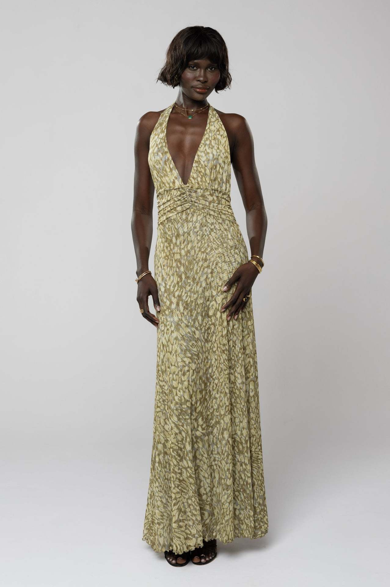 Amora™ Camoni Polka Dot Diary Maxi Dress